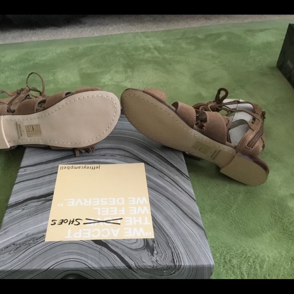 BNIB Jeffrey Campbell Suede Sandals - Picture 5 of 5